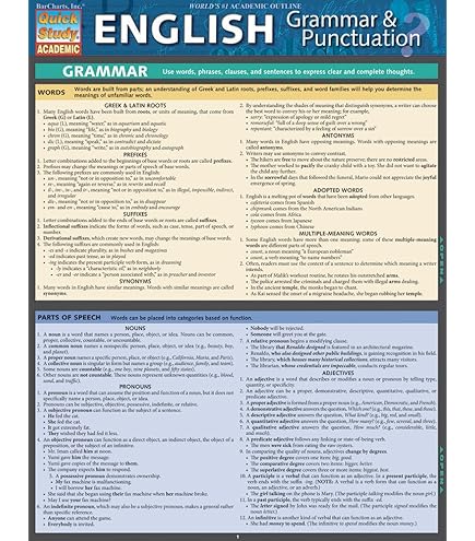 Amazon.com : English Composition Guide - Language Quick